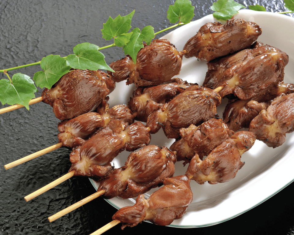 gizzard kebabs